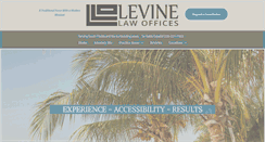 Desktop Screenshot of levinelawoffices.com